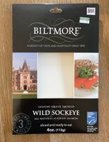 Wild sockeye salmon