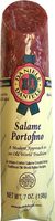 Paper wrapped salame portofino chub