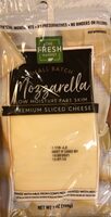 Mozarella premium sluced cheese
