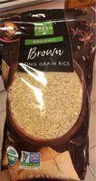 Organic brown long grain rice