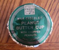Milk Chocolate Peanut Butter Cup with Chopped Peanuts