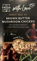 Brown Butter Mushroom Chicken Meal