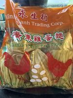 Carton style egg noodle