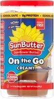 Sunflower butter to go cups creamy