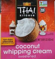 Sweetened Coconut Whipping Cream