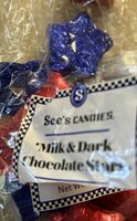 Milk and Dark Chocolate Stars