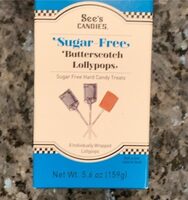 Sugur Free Butterscotch Lollypops