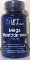 Mega Benfotiamine 250 mg