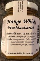 Orange Whisky Fruchtaufstrich