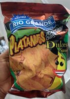 Plantain chips dulces sweet