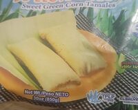 Tamales de elote dulces