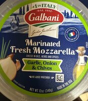 Galbani Marinated Mozzarella Balls Garlic Chives