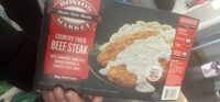 Country Fried Beef Steak with Signature, Homestyle Mashed Potatoes & Country-Style Gravy