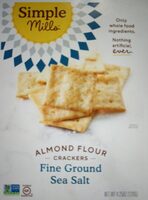 Fine Groud Sea Salt Almond Flour Crackers