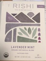Lavender mint tea