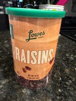 Lowes foods, california raisins