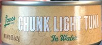 Chunk light tuna in water