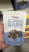 Dark chocolate almond bark with sea salt