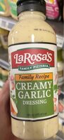 Creamy garlic dressing