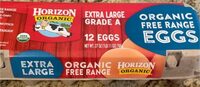 Organic eggs