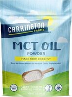Mct oil powder made from coconut