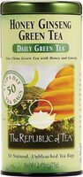 Honey ginseng green tea