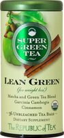 Lean green supergreen tea tea bags