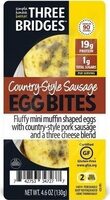 Fluffy mini muffin shaped eggs with country style