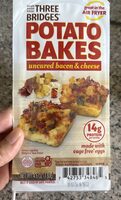 POTATO BAKES uncured bacon & cheese