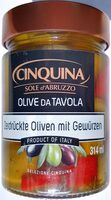 Zerdrückte Oliven mit Gewürzen
