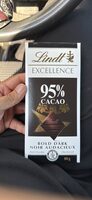 Lindt 95% cacao bold dark chocolate