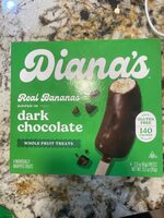 Real Bananas dipped in dark chocolate
