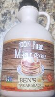 100% pure maple syrup