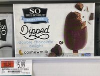 Dipped Double Chocolate Delight Cashew Bar