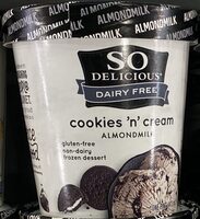 Cookies 'n' cream almondmilk non-dairy frozen dessert