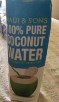 100% pure coconut water