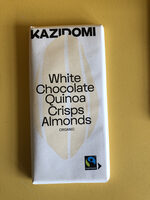 White chocolate quinoa crisps almonds