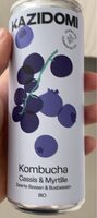 Kombucha cassis et myrtille