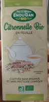 Citronnelle bio en feuille
