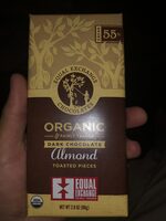Organic Dark Chocolate, Almond