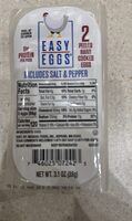 2 Peeled Hard Cooked Eggs