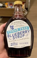 Syrup wild blueberry no sugar added