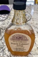 Peach Cobbler Syrup