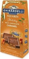 Milk chocolate caramel squares