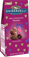 Valentine's day milk chocolate hearts bag