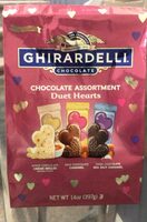 Chocolate assortment duet hearts