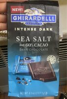 Intense Dark Sea Salt with 60% Cacao Dark Chocolate