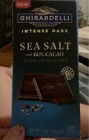 Intense Dark Sea Salt with 60% Cacao Dark Chocolate