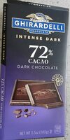 Intense Dark 72% Cacao Dark Chocolate