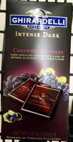 Cabernet matinee intense dark chocolate with natural blackberry and grape
